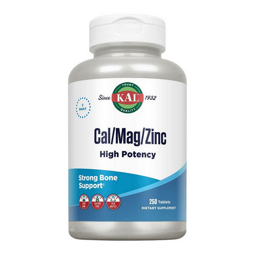 KAL Calcium/Magnésium/Zinc 250 Comprimés