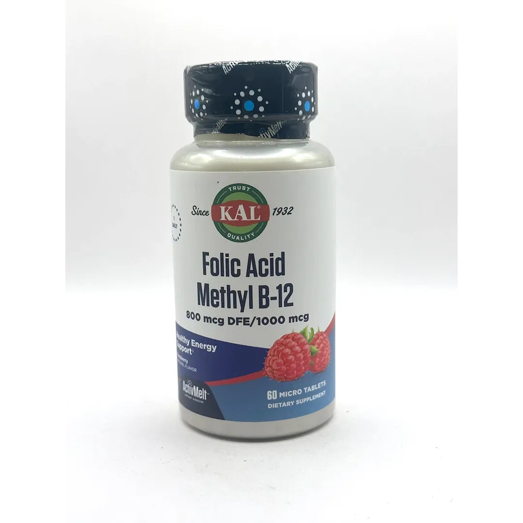 KAL Acide folique Méthyl B-12 60 Micro-comprimés
