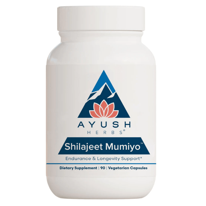 Ayush Shilajeet Mumiyo 60 gélules végétales