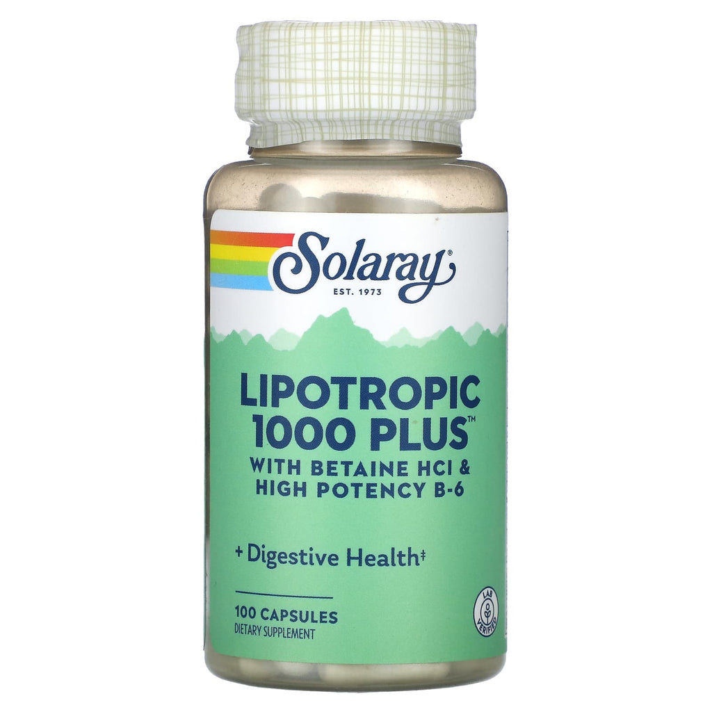 Solaray - Lipotropic 1000 Plus - 100 gélules