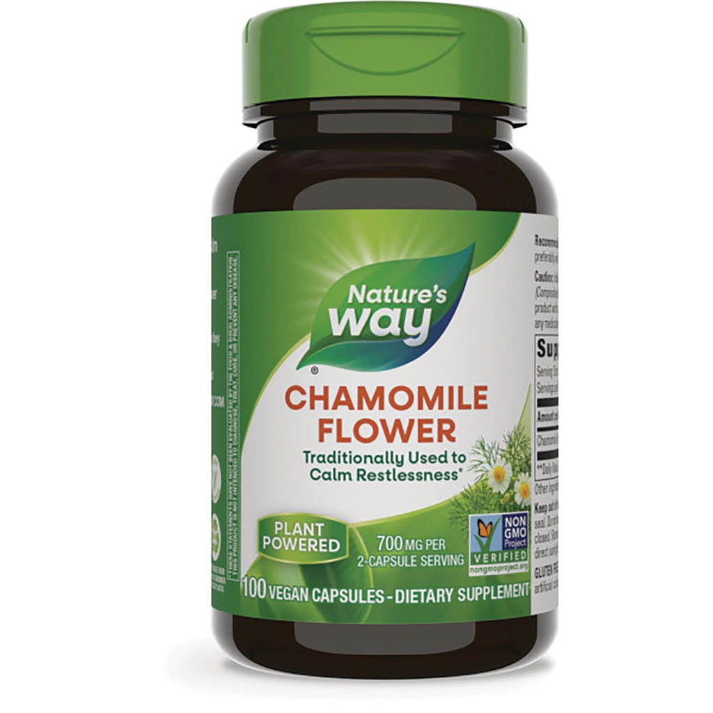 Fleurs de Camomille Nature's Way 100 gélules végétales - Lot de 2