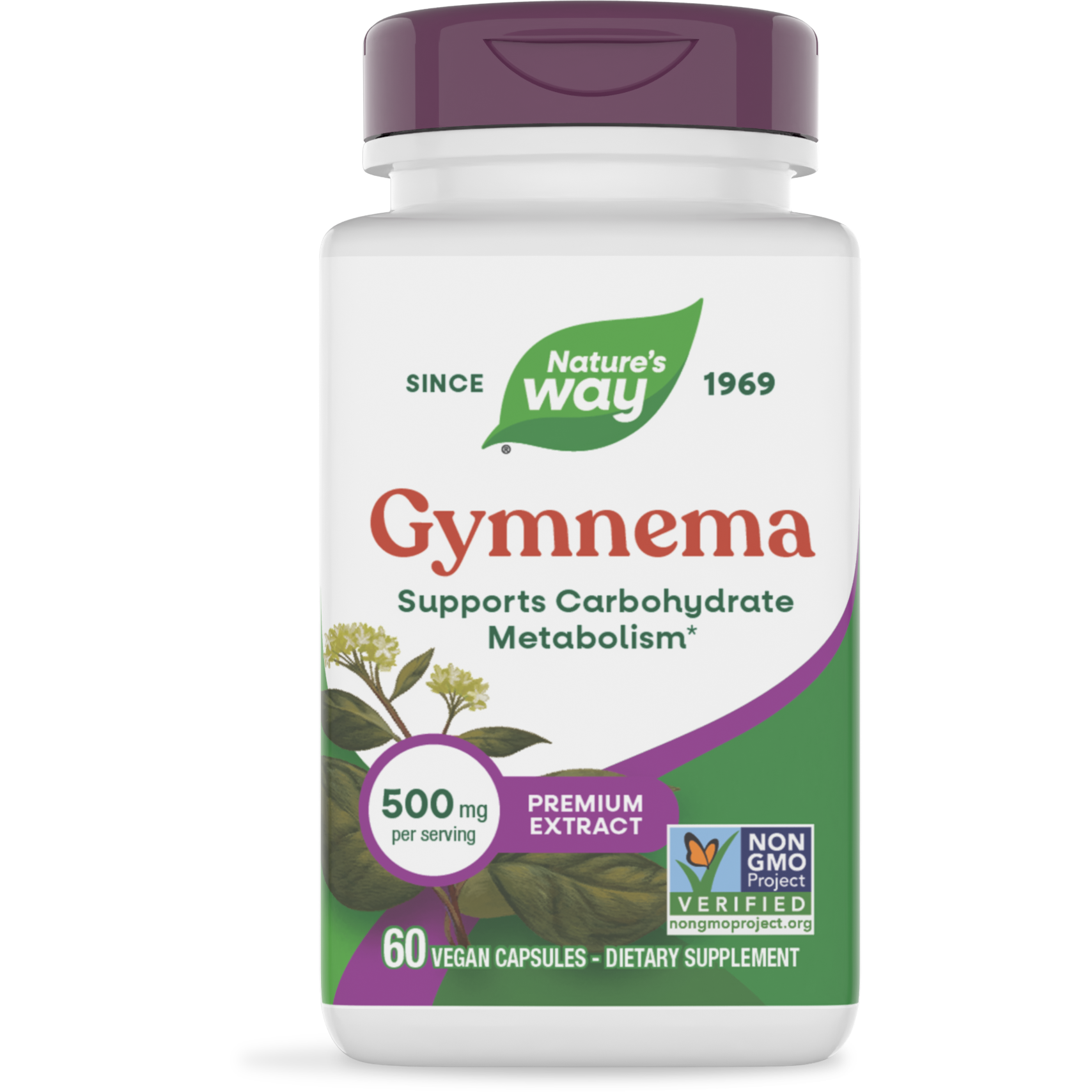 Nature's Way Gymnema 60 Vcaps - Lot de 3
