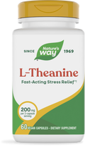 Nature's Way Enzymatic Therapy L-théanine 60 gélules 09556 - Lot de 2