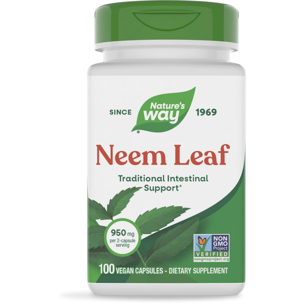 Nature's Way Feuille de Neem 100 Vcaps - Lot de 3