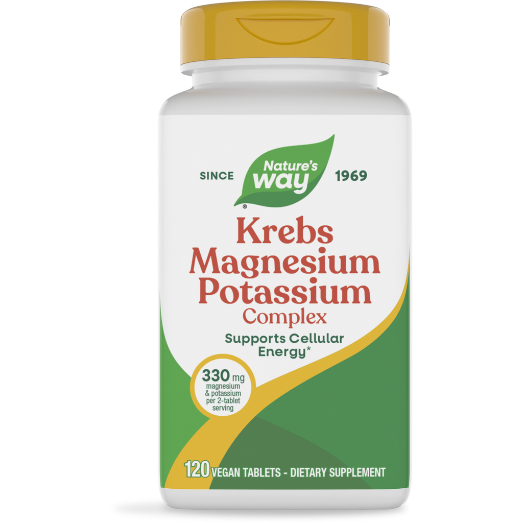 Nature's Way Complexe Magnésium Potassium de Krebs 120 comprimés - Lot de 3