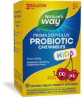 Nature's Way Primadophilus Enfants Probiotique Saveur Cerise 30 Comprimés à Croquer - Lot de 4