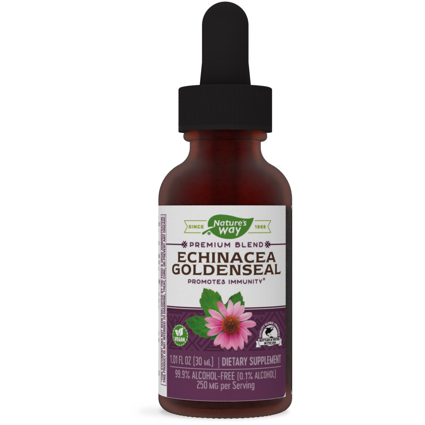 Nature's Way Échinacée Hydraste du Canada 30 ml - Lot de 4