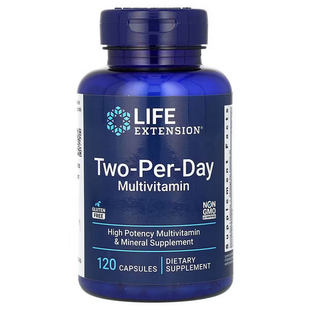 Life Extension Two-Per-Day Tablets Multivitamines et minéraux super-puissants 120 comprimés