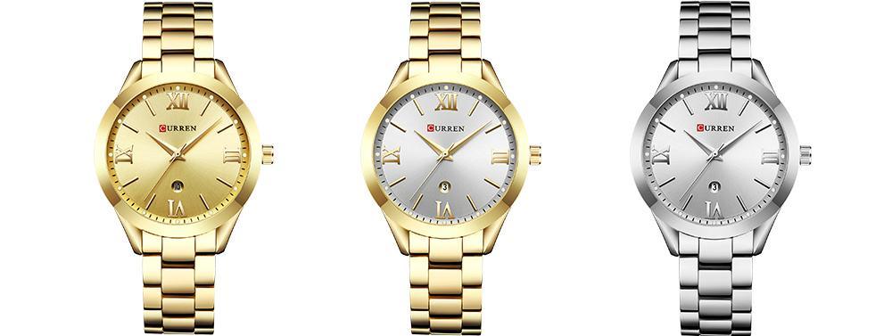 Montre-bracelet de luxe classique et élégante, étanche, pour femme, avec grands chiffres et affichage de la date – un excellent cadeau