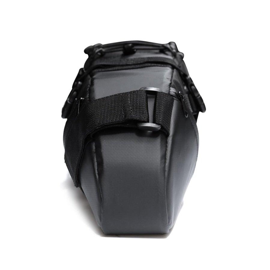 Sac de vélo noir Sacoche de vélo Sacoche de selle de vélo Cyclisme Accessoires de sacs Sacs de vélo étanches Grands sacs de vélo Sac de vélo entièrement étanche Sous la selle Sacoche arrière de vélo enroulable