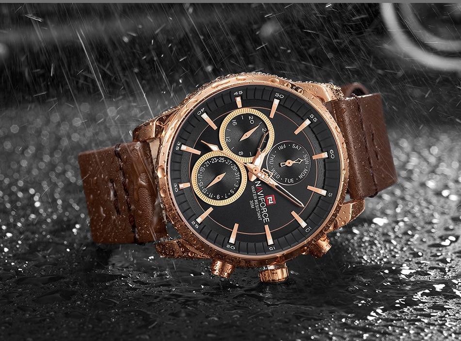 Montre Homme Élegante Étanche Avec Aiguilles Et Chiffres Fluorescents Design Unique De Luxe Cadeau Parfait Pour Lui