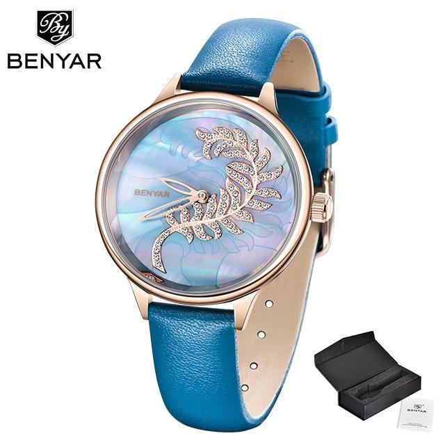 Montre Ronde Luxe Femme Simple Analogique Quartz Élégante Bracelet Maille Acier Inoxydable Montre-Bracelet Tendance pour Femme