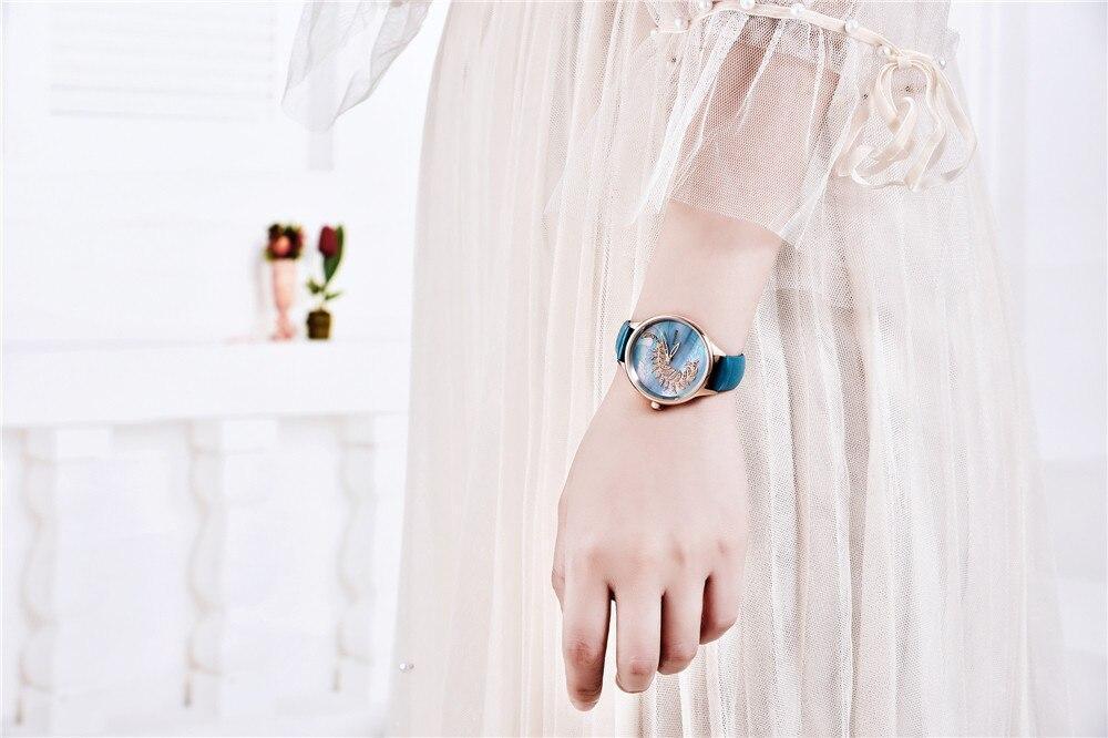 Montre Ronde Luxe Femme Simple Analogique Quartz Élégante Bracelet Maille Acier Inoxydable Montre-Bracelet Tendance pour Femme