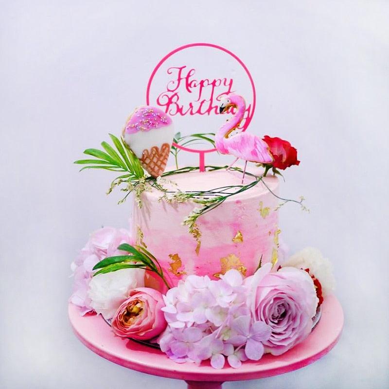 Décoration de gâteau Joyeux Anniversaire, Doré, en acrylique, pour gâteau d'anniversaire, Décoration de gâteau Joyeux Anniversaire, en acrylique, avec lettres, pour fournitures de fête, décorations de gâteau Joyeux Anniversaire Noires.