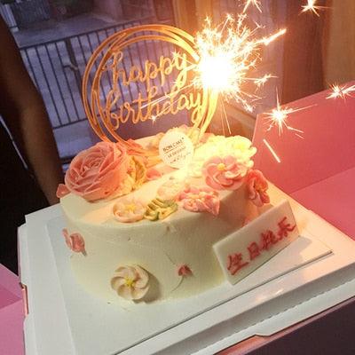 Décoration de gâteau Joyeux Anniversaire, Doré, en acrylique, pour gâteau d'anniversaire, Décoration de gâteau Joyeux Anniversaire, en acrylique, avec lettres, pour fournitures de fête, décorations de gâteau Joyeux Anniversaire Noires.