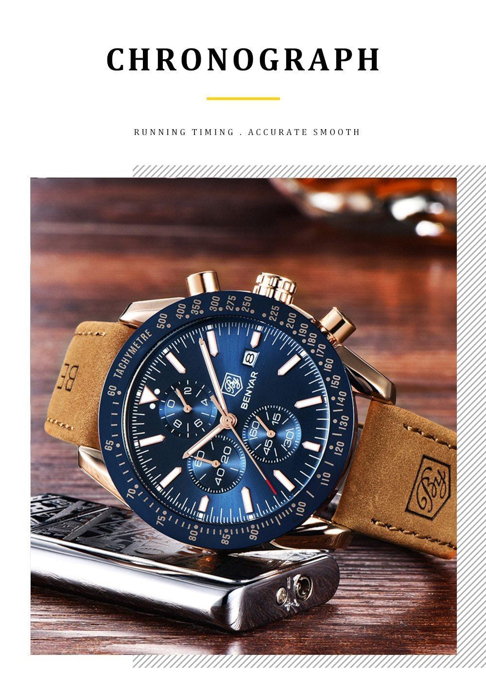 Montre homme bleue 2021 Montre de luxe design Montres bracelet en silicone Montres-bracelets pour homme Chronographe rond pour homme