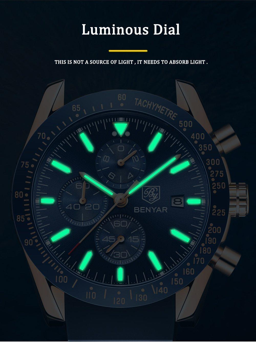 Montre homme bleue 2021 Montre de luxe design Montres bracelet en silicone Montres-bracelets pour homme Chronographe rond pour homme