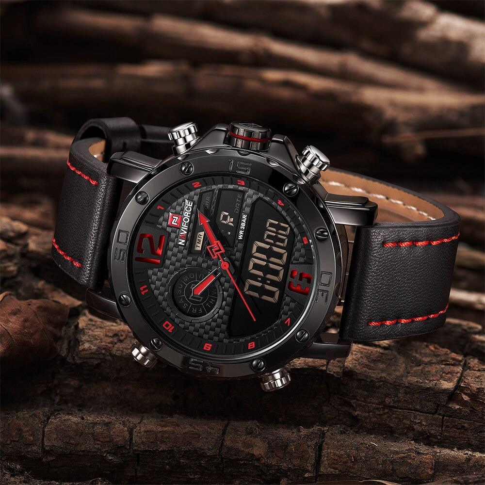 Montre multifonction numérique et analogique étanche de sport pour homme Excellent design Cadeau parfait