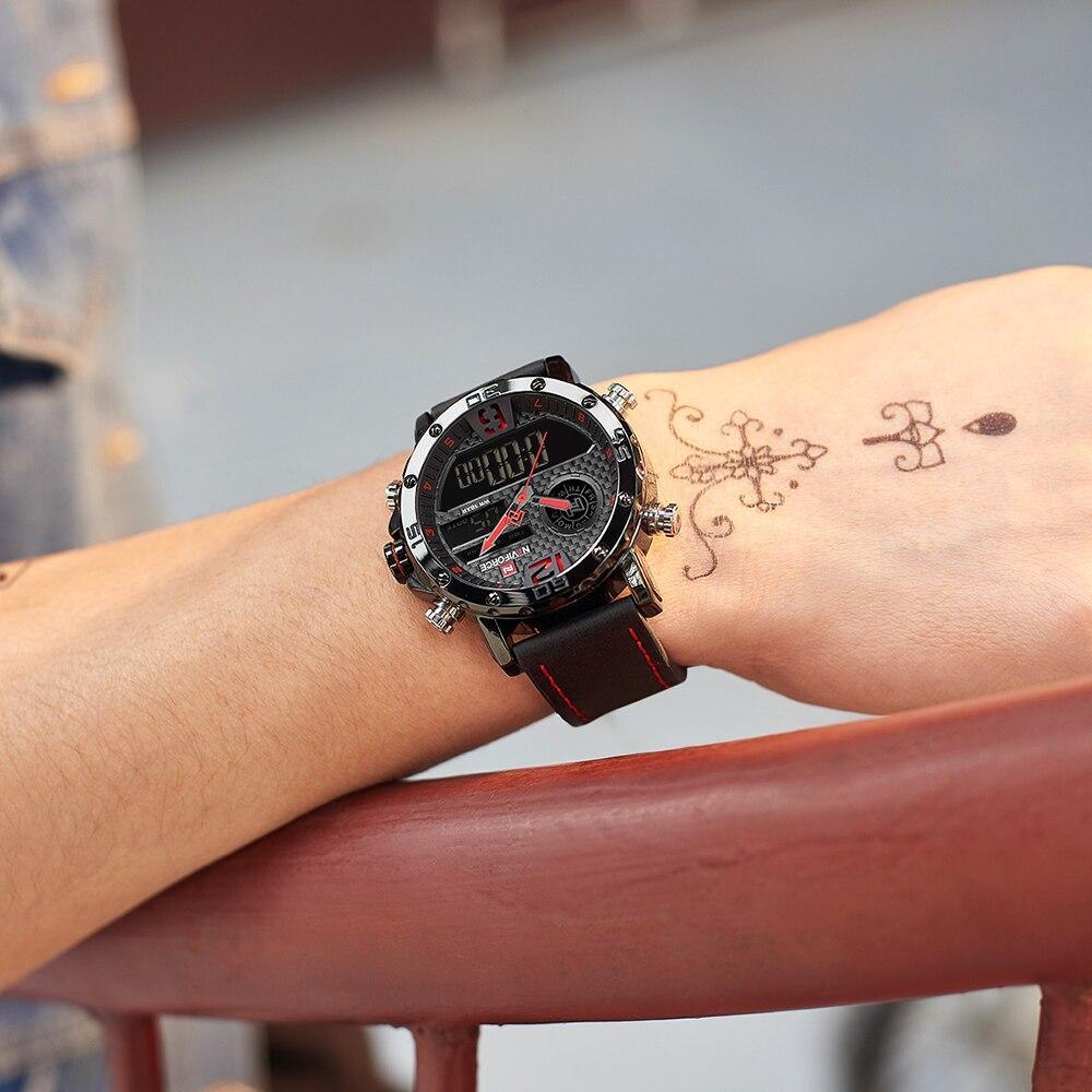 Montre multifonction numérique et analogique étanche de sport pour homme Excellent design Cadeau parfait