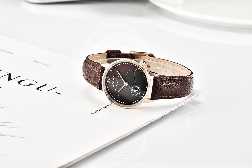 NOUVELLES Montres de Luxe Rondes pour Femmes, Montre-Bracelet Décontractée Étanche à Quartz de Mode pour Femmes