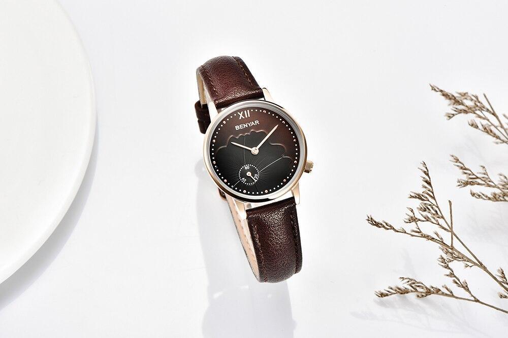 NOUVELLES Montres de Luxe Rondes pour Femmes, Montre-Bracelet Décontractée Étanche à Quartz de Mode pour Femmes