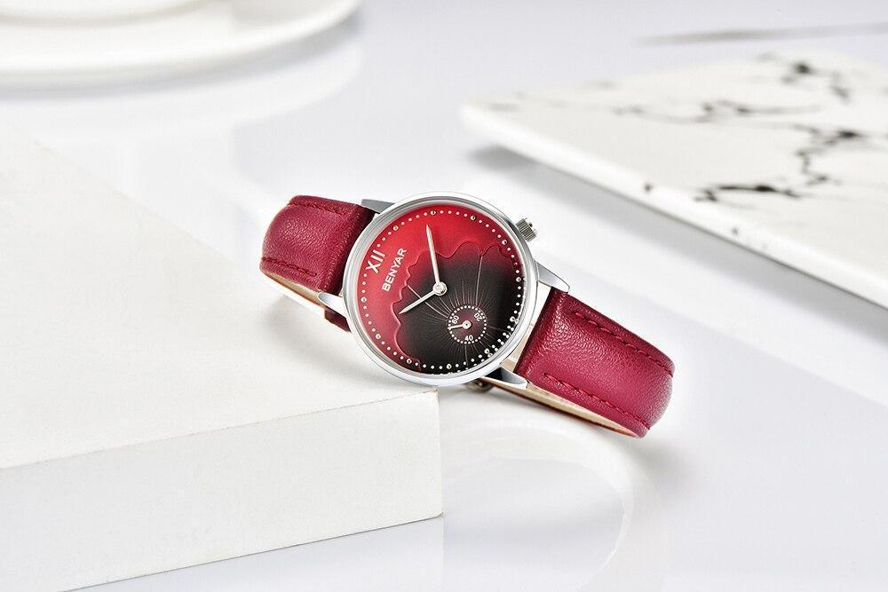 NOUVELLES Montres de Luxe Rondes pour Femmes, Montre-Bracelet Décontractée Étanche à Quartz de Mode pour Femmes