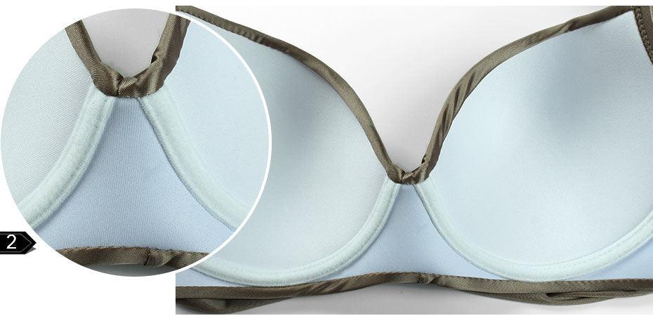 Maillots de bain taille haute pour femmes - Bikini couleur unie tissu de haute qualité - Ensemble bikini taille haute pour femmes - Maillot de bain 2 pièces - Maillot de bain bikini grande taille