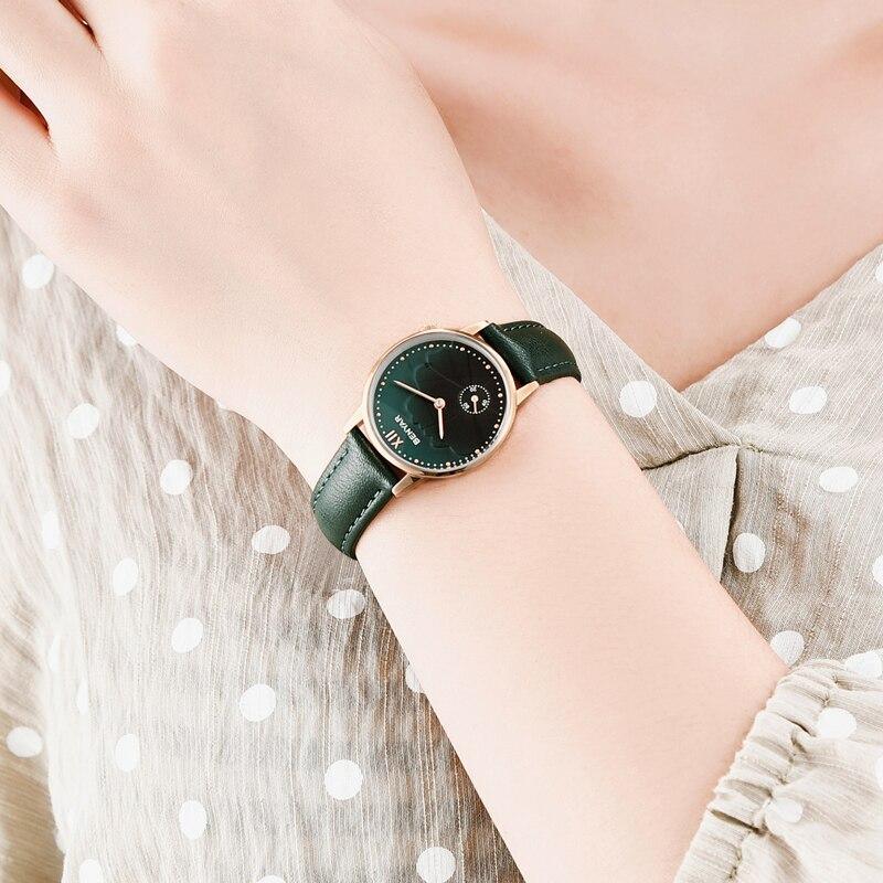 NOUVELLES Montres de Luxe Rondes pour Femmes, Montre-Bracelet Décontractée Étanche à Quartz de Mode pour Femmes