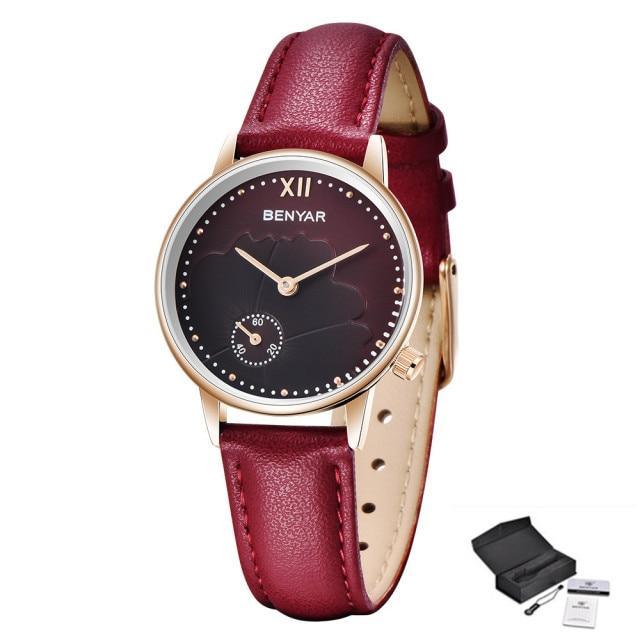 NOUVELLES Montres de Luxe Rondes pour Femmes, Montre-Bracelet Décontractée Étanche à Quartz de Mode pour Femmes