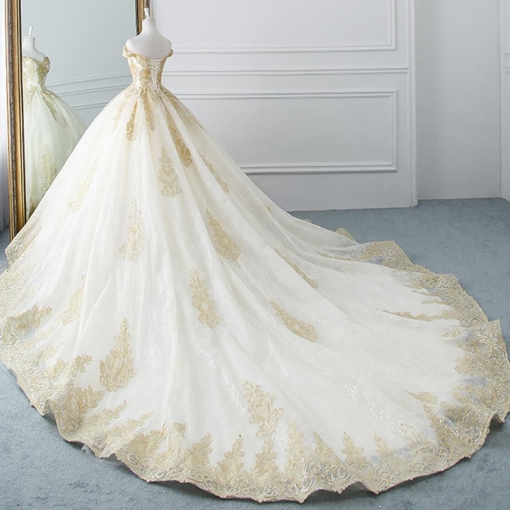 Magnifique robe de mariée boule avec perles EDL110