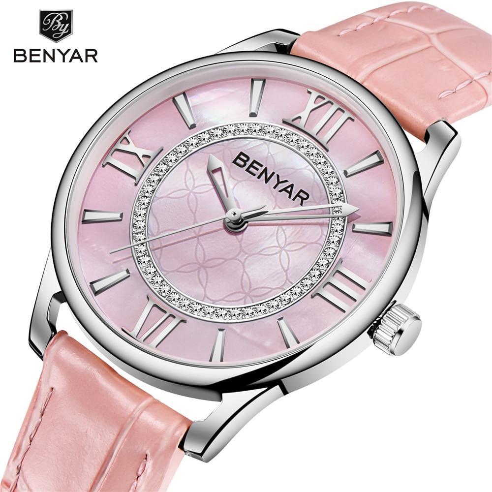 Montre-bracelet de luxe pour femmes, tendance, à quartz, avec strass, étanche, élégante
