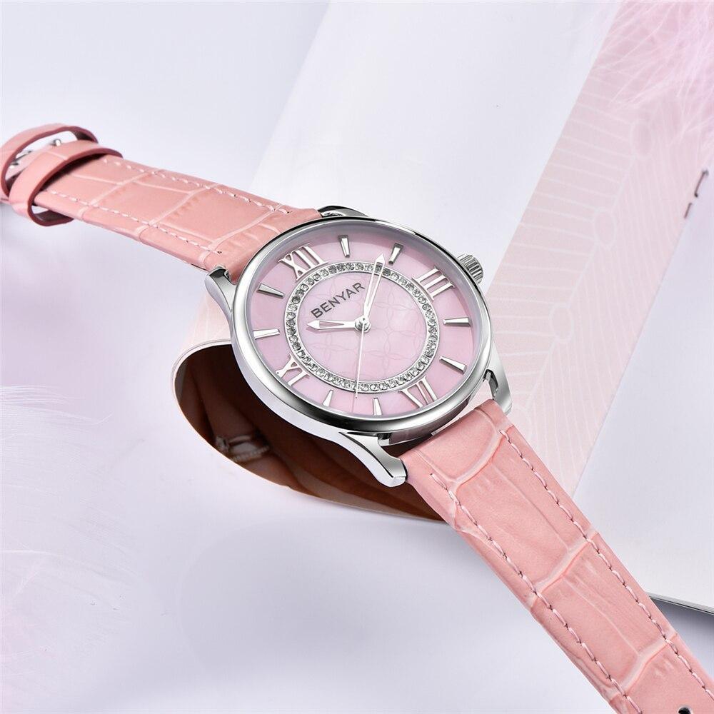 Montre-bracelet de luxe pour femmes, tendance, à quartz, avec strass, étanche, élégante