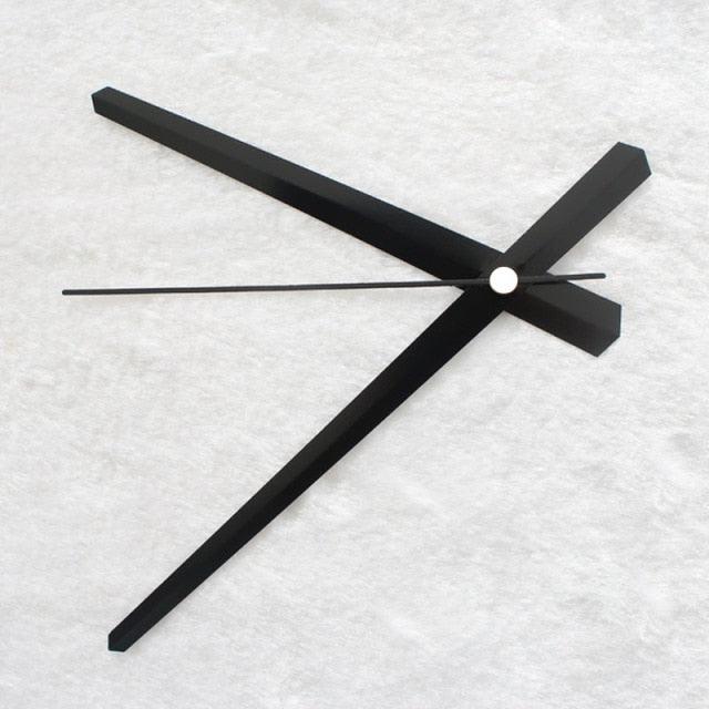 Aiguilles d'horloge murale Accessoires de kit d'horloge murale Aiguilles d'horloge 3D Horloge murale pour cuisine, bureau et décoration intérieure Mouvement d'horloge à quartz Accessoires de mécanisme Aiguille Pointeur Grandes horloges murales à quartz