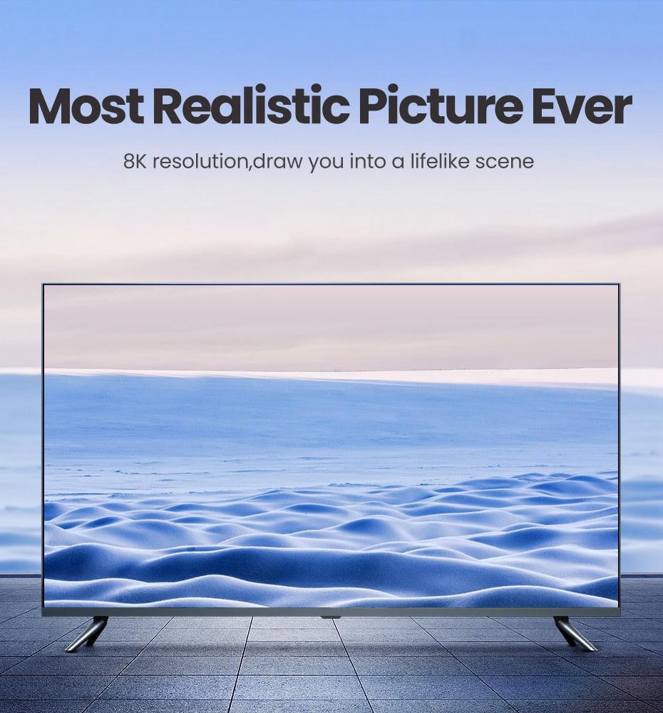 Câble HDMI Noir 2.1 8K60Hz 4K120Hz Répartiteur HDMI HDR10 48Gbps Ultra Haute Vitesse 4K 120Hz Câble HDMI Tressé Dynamic HDR Vision HDR 10 Compatible avec TV UHD Console de Jeu