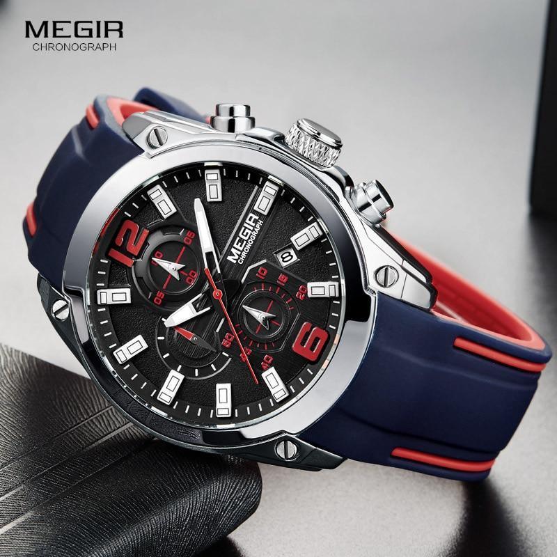 Nouvelle montre bracelet à quartz moderne analogique étanche et lumineuse pour homme