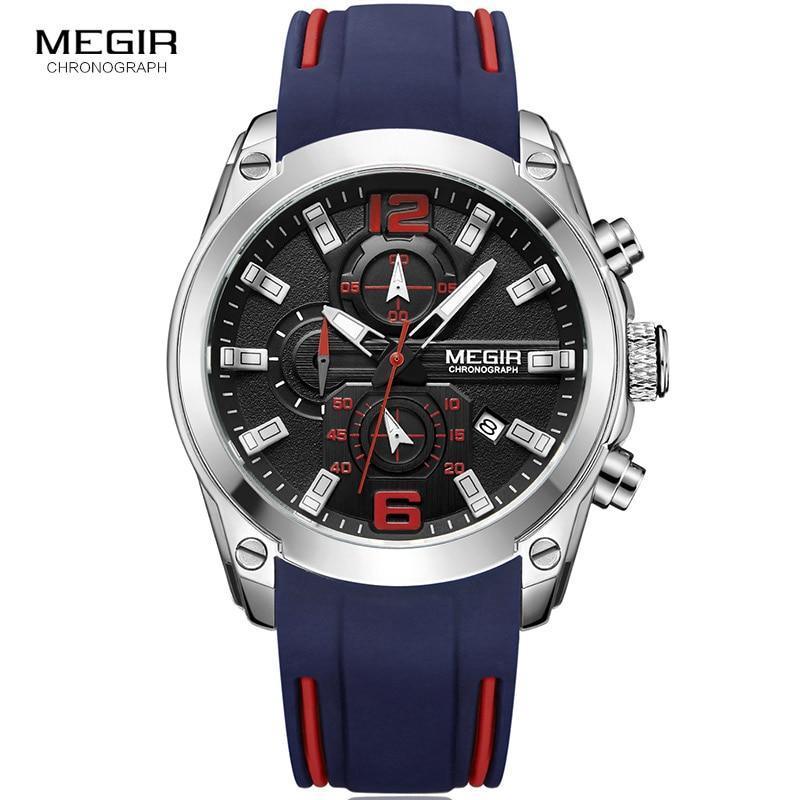 Nouvelle montre bracelet à quartz moderne analogique étanche et lumineuse pour homme