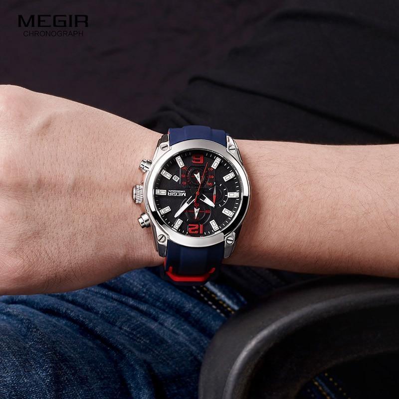 Nouvelle montre bracelet à quartz moderne analogique étanche et lumineuse pour homme