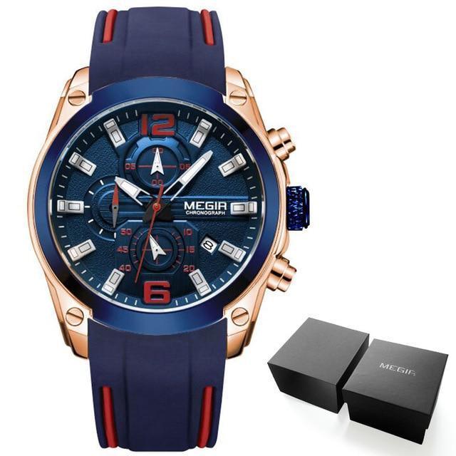 Nouvelle montre bracelet à quartz moderne analogique étanche et lumineuse pour homme