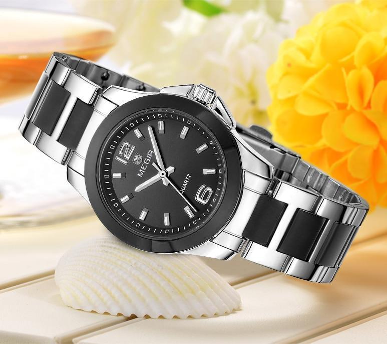 Montres de luxe pour femmes Or Rose Élégant Moderne Étanche Analogique Design Stylé Pour Femmes
