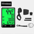 Compteur de vélo étanche sans fil et filaire Odomètre de cyclisme Compteur de vitesse de vélo avec écran LCD 20 fonctions et réveil automatique