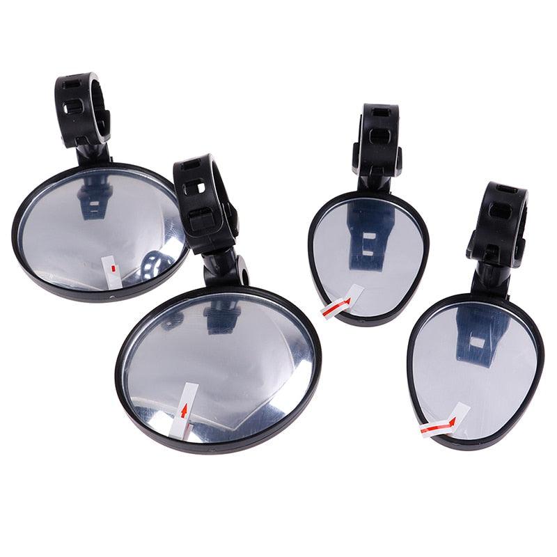 2 Pcs Rétroviseur de Vélo Universel pour Guidon Rétroviseur Arrière Rotatif à 360 Degrés pour Vélo Accessoires de Cyclisme Grand Angle Convexe Réglable et Rotatif pour Guidons de VTT, de Vélo Tout-Terrain et de Pignon Fixe