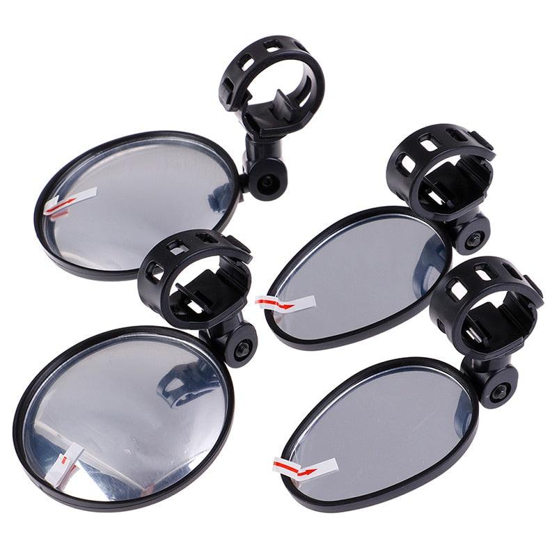 2 Pcs Rétroviseur de Vélo Universel pour Guidon Rétroviseur Arrière Rotatif à 360 Degrés pour Vélo Accessoires de Cyclisme Grand Angle Convexe Réglable et Rotatif pour Guidons de VTT, de Vélo Tout-Terrain et de Pignon Fixe