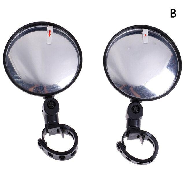 2 Pcs Rétroviseur de Vélo Universel pour Guidon Rétroviseur Arrière Rotatif à 360 Degrés pour Vélo Accessoires de Cyclisme Grand Angle Convexe Réglable et Rotatif pour Guidons de VTT, de Vélo Tout-Terrain et de Pignon Fixe