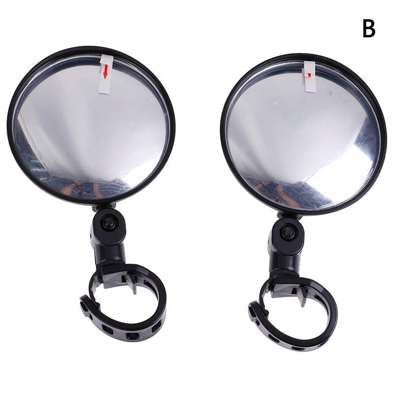 2 Pcs Rétroviseur de Vélo Universel pour Guidon Rétroviseur Arrière Rotatif à 360 Degrés pour Vélo Accessoires de Cyclisme Grand Angle Convexe Réglable et Rotatif pour Guidons de VTT, de Vélo Tout-Terrain et de Pignon Fixe