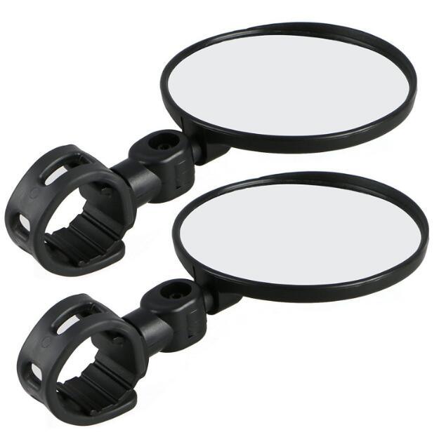 1 Rétroviseur de vélo, rétroviseur de vélo, rétroviseur de vélo en silicone, rétroviseur de vélo réglable pour guidon