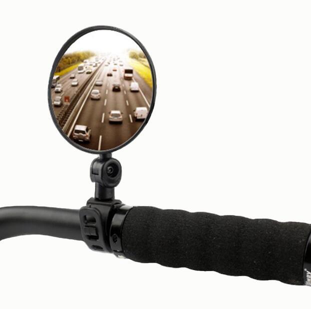 1 Rétroviseur de vélo, rétroviseur de vélo, rétroviseur de vélo en silicone, rétroviseur de vélo réglable pour guidon