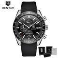 Montre homme bleue 2021 Montre de luxe design Montres bracelet en silicone Montres-bracelets pour homme Chronographe rond pour homme