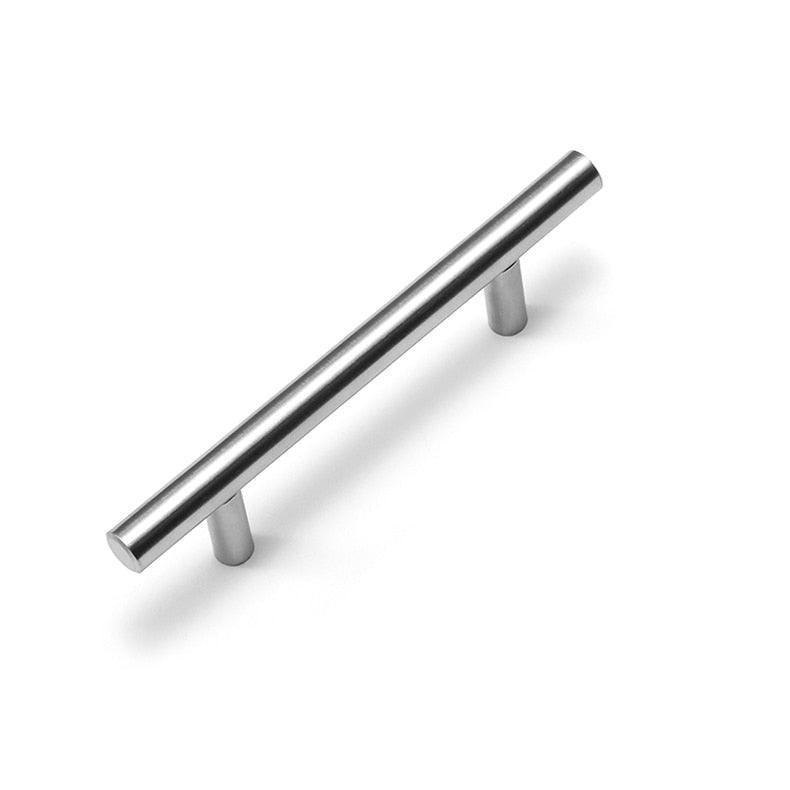 Lot de 20 poignées de cuisine en acier inoxydable brossé or, poignées de porte en T 76mm 96mm, boutons et poignées de meuble noirs, poignées de placard de cuisine en acier inoxydable