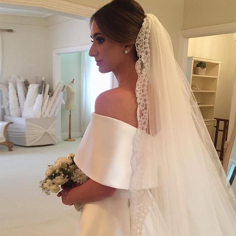 Robe de mariée vintage trapèze en satin
