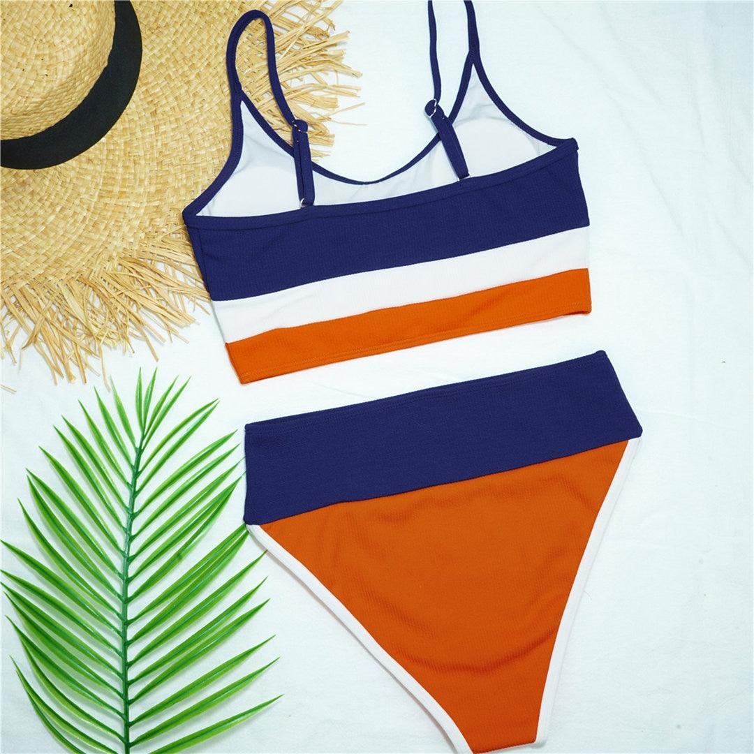 Maillot de bain femme taille haute bikini femme taille haute ensemble deux pièces maillots de bain haut de bikini avec bas maillots de bain pour adolescentes femmes maillot de bain deux pièces ensemble de bikini sport maillot de bain femme